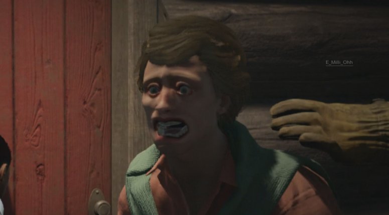 Jev's tweet image. I'm fucking crying laughing while editing this Friday The 13 video.