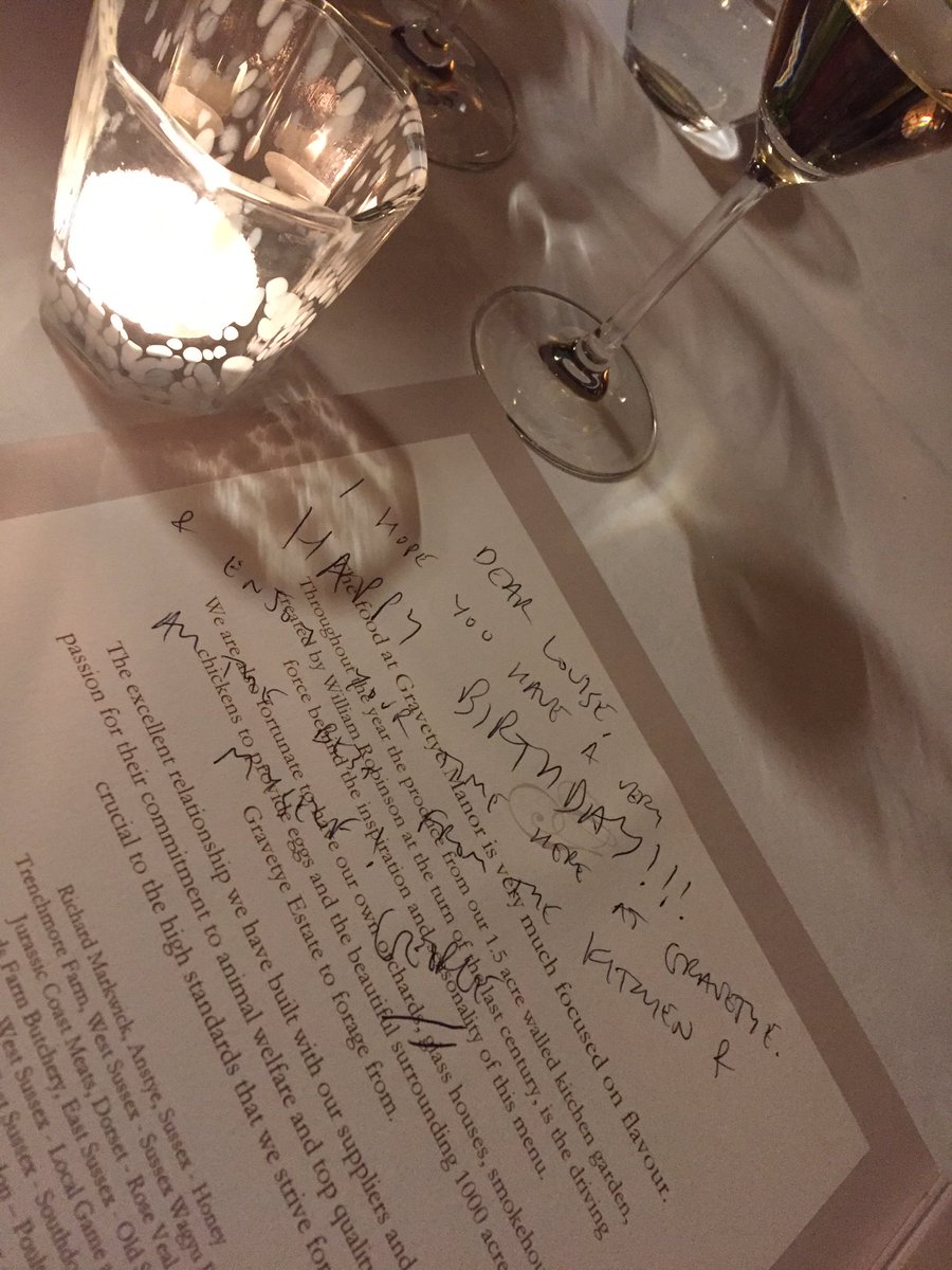 Absolutely amazing experience thank you <a href="/GravetyeManor/">Gravetye Manor</a> <a href="/markknowldenuk/">Mark Knowlden</a>