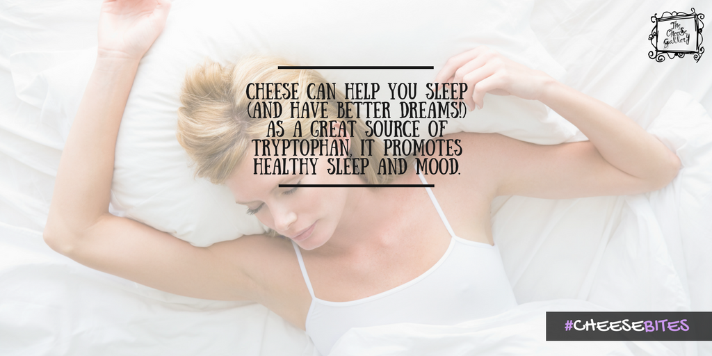 cheesegallery's tweet photo. Just another great reason for a cheese snack. Have some before bed for a better sleep. #cheesebite #thecheesegallery https://t.co/roaAdETRk7