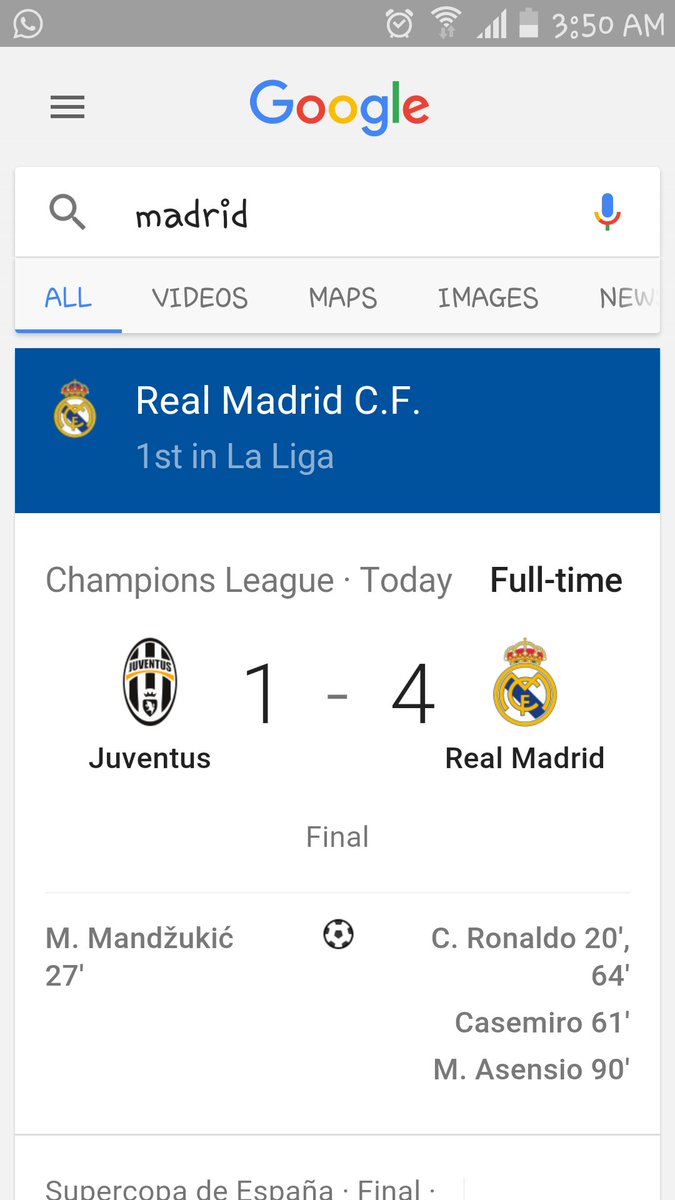 Maaf kami menang 
Sejarah tidak mempan
Karena kami yg mencetak sejarah 

#HalaMadrid
#Aporla12
#RealMadrid