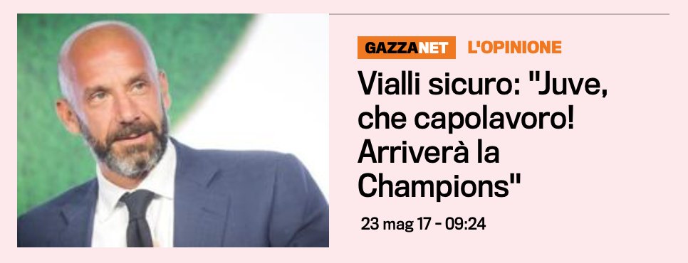 DropTheGrappa's tweet photo. Con le certezze di Ravanelli e Vialli bisognava capire che la finale sarebbe andata in maniera totalmente diversa... #JuveReal #uclfinal2017 https://t.co/Zg0nJjSbtA