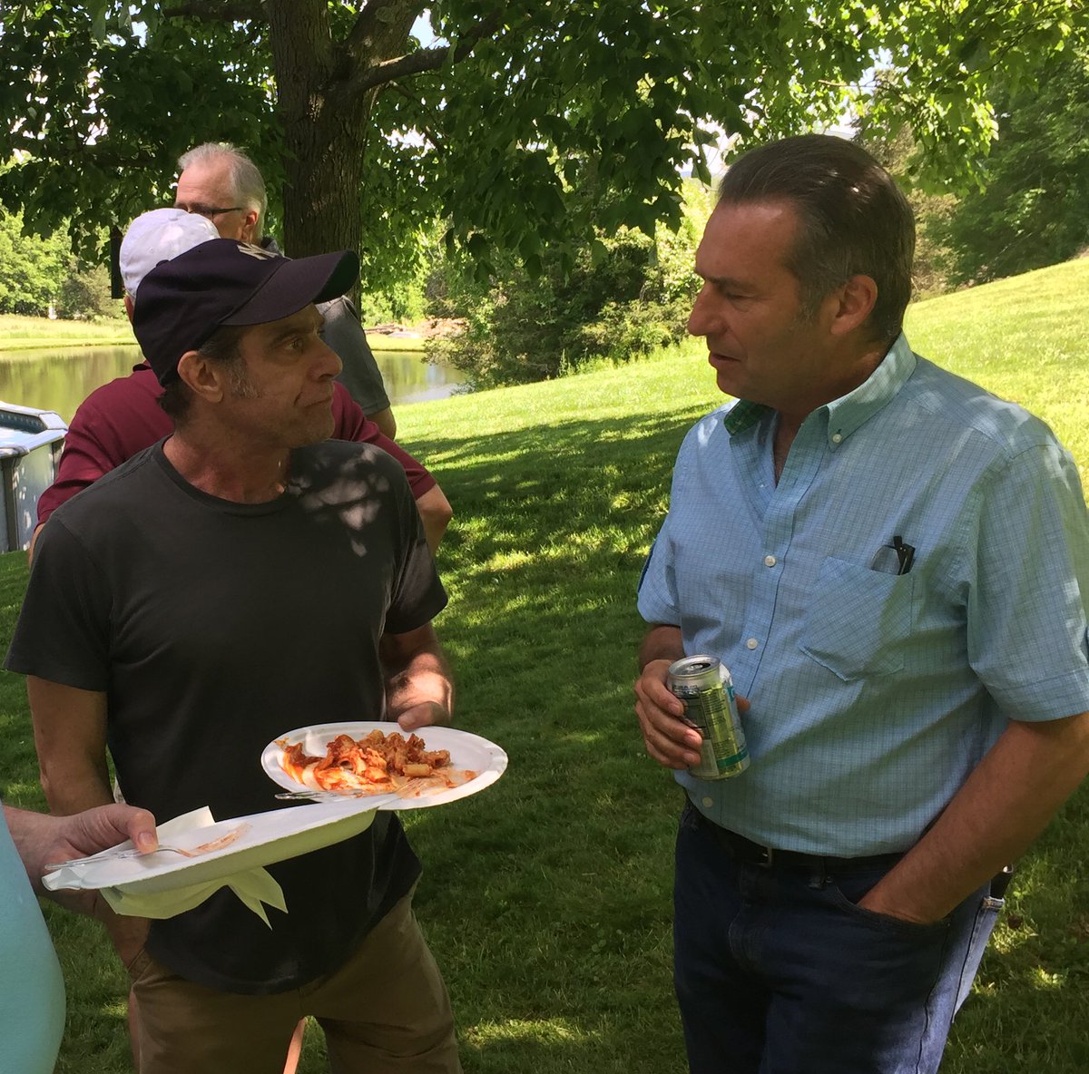 SJRHighSchool's tweet photo. Spotted at '77 reunion: @TheTonyAwards nominee @louliberatore &amp; @TheEmmys Award winner George Roy #SJR77 #WeAreSJR https://t.co/LyzC77MDkU
