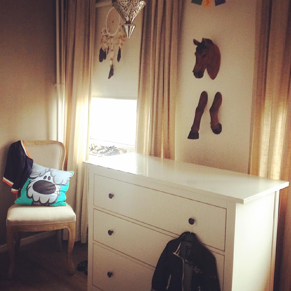 DutchSenses's tweet photo. Deze foto kregen wij van een mamma, die haar zoontje het paard kado heeft gegeven voor zijn kinderkamer. #3D #paard #wonen #interiordesign https://t.co/KtashDRgy7