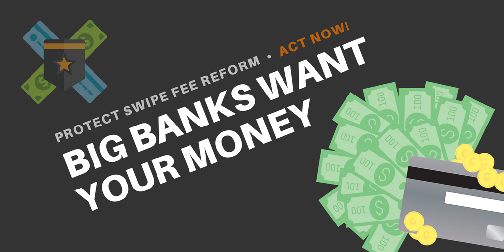 SaveSwipeReform's tweet image. The American economy cannot afford for swipe fee reform to be repealed. Learn more and act now to #SaveSwipeReform. bit.ly/2qBWEp3