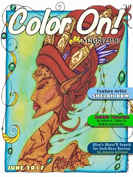 Our June 2017 issue is now available on Etsy: etsy.me/2qJslAI #Colouring #AdultColouring