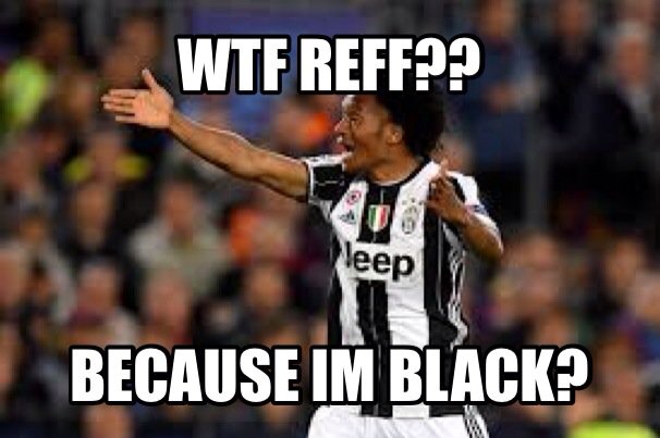rizki_swap's tweet photo. #uclfinal2017 seriously, not even the linesman https://t.co/vY5E4yp9bM