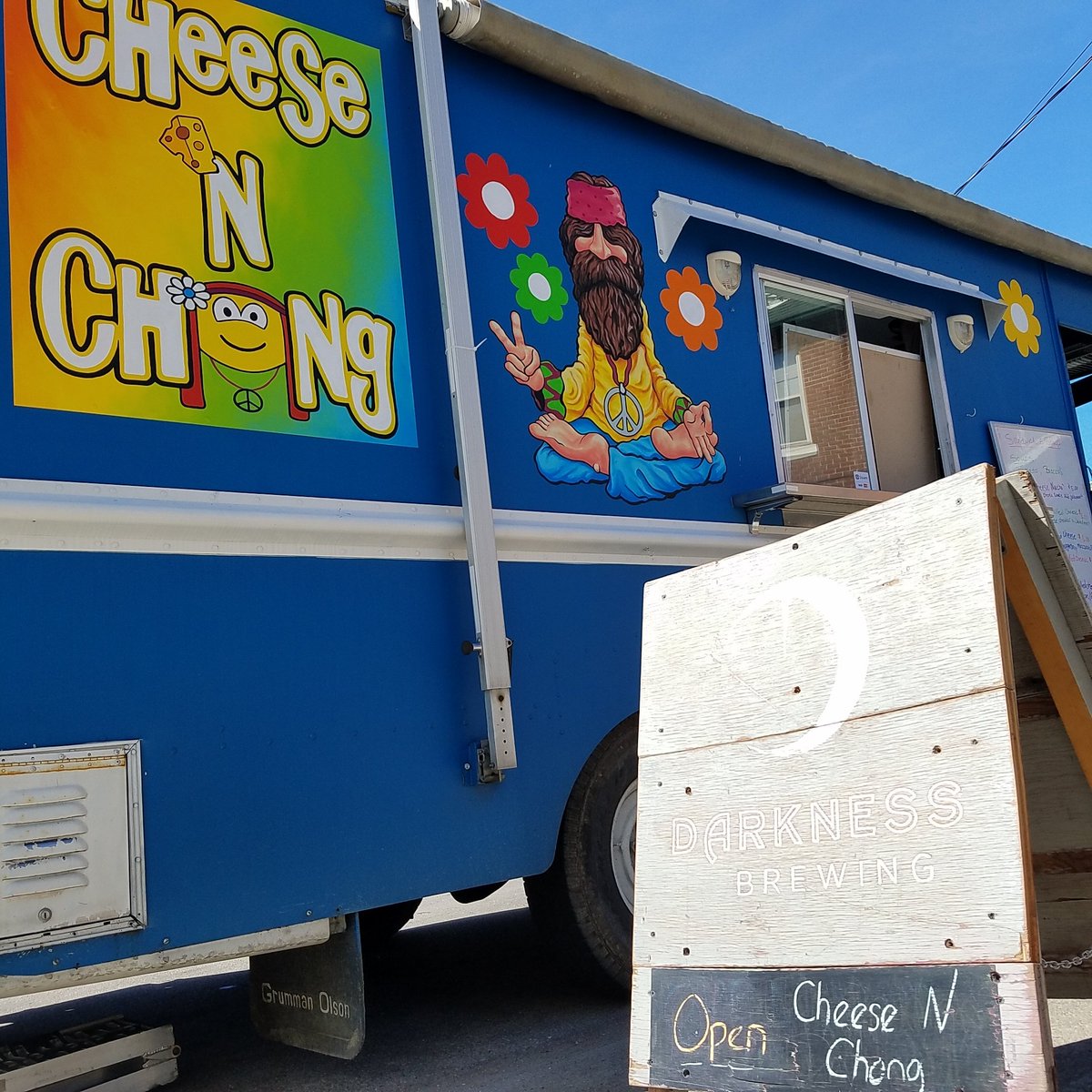 DarknessBrewing's tweet photo. Marrigold is on tap and Cheese N Chong for dinner, happy Saturday! https://t.co/AibQ7xGtov