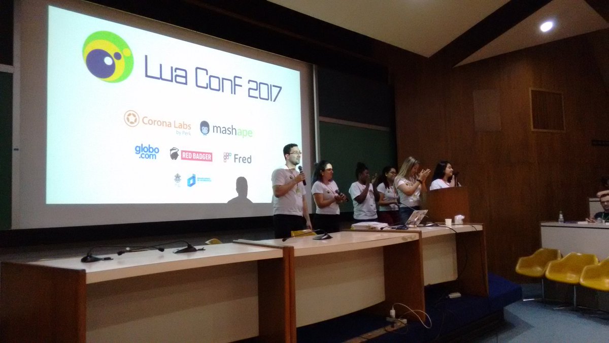 techiesse's tweet photo. Terminando o #LuaConf . Valeu pessoal! Ótimo evento! https://t.co/ffXXPuL3fJ