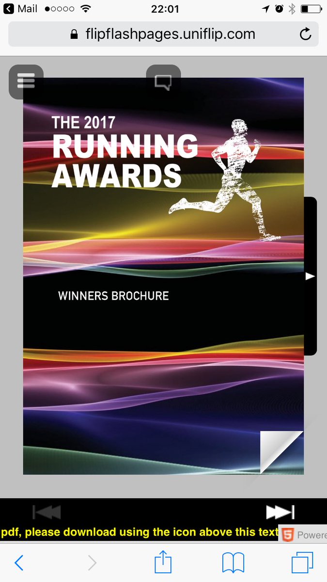 RunEatRepeatuk's tweet photo. Thanks v much @RunningAward for #TRA17 Winners Brochure. A very proud finalist behind @the401challenge Mark Gallmac @Hockettmeister 👌 https://t.co/YTpiiueNs9