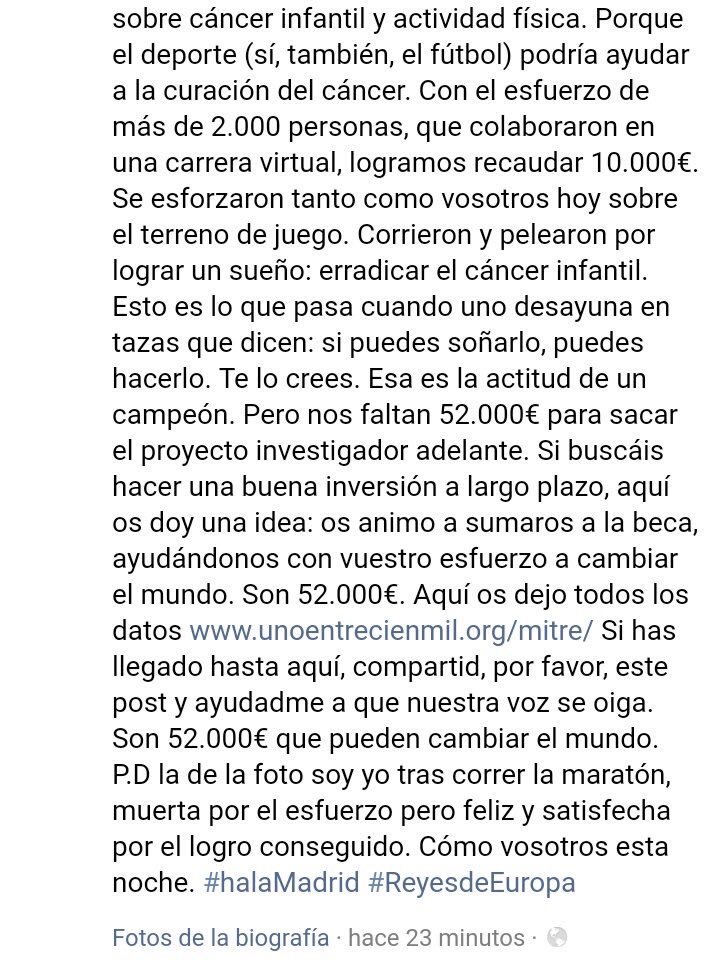 MQCbycrismitre's tweet photo. Querido #RealMadrid hágamos historia esta noche ayudando a erradicar el cáncer infantil. Esto sí es un sueño galáctico. @realmadriden https://t.co/5P2Asc8qcS