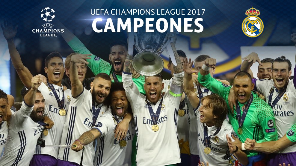 LigadeCampeones's tweet photo. El @realmadrid hace historia en Cardiff, revalida la #UCL y ya suma 12 títulos de la Copa de Europa. #UCLfinal https://t.co/02T4CMpHrU