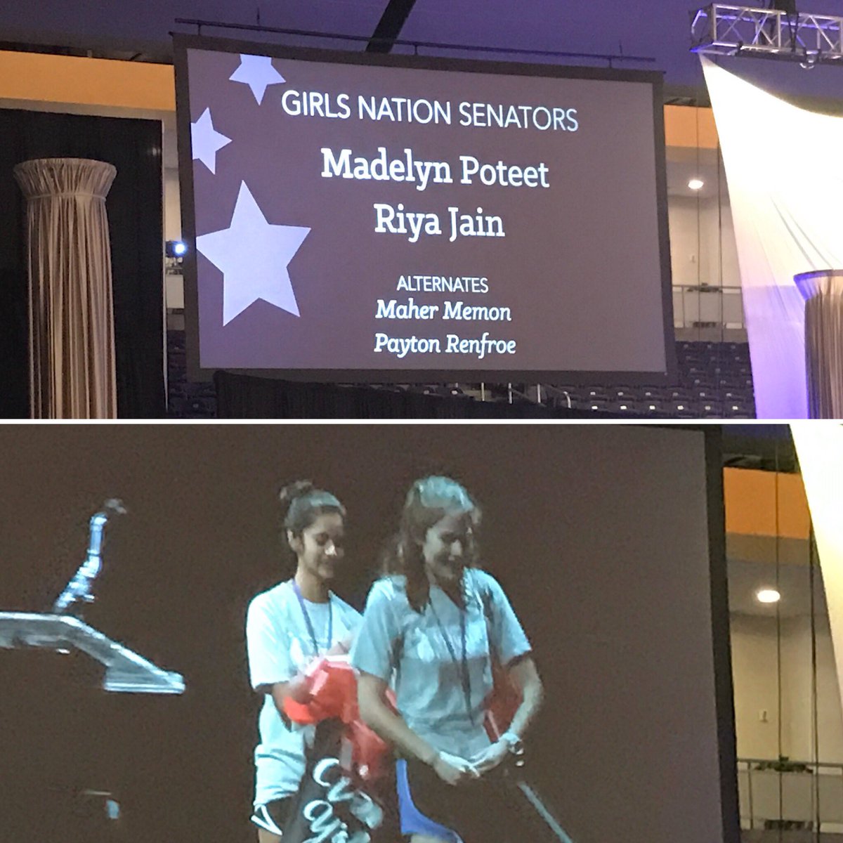 alavgs's tweet image. Congratulations to #Tennessee @ALAGirlsNation Senators Poteet and Jain, who will be traveling to D.C. this summer! #alavgs2017 #voteyall