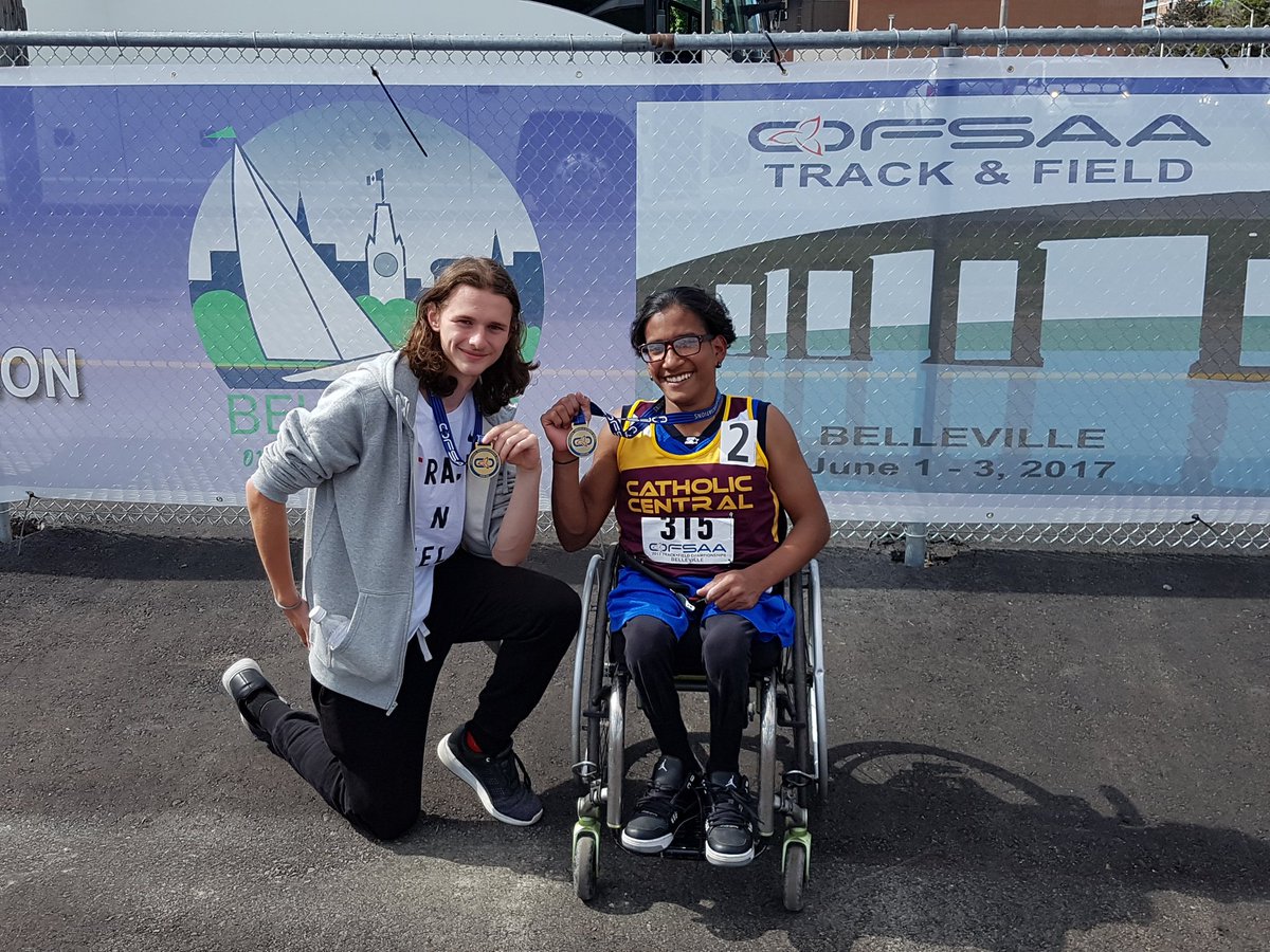 coachjkhoury's tweet photo. What an amazing OFSAA for the CCH track and field team. We came home with TWO OFSAA gold medals. #impressive #cometsshinebright @CCHcomets https://t.co/JZb9ZiUxgS