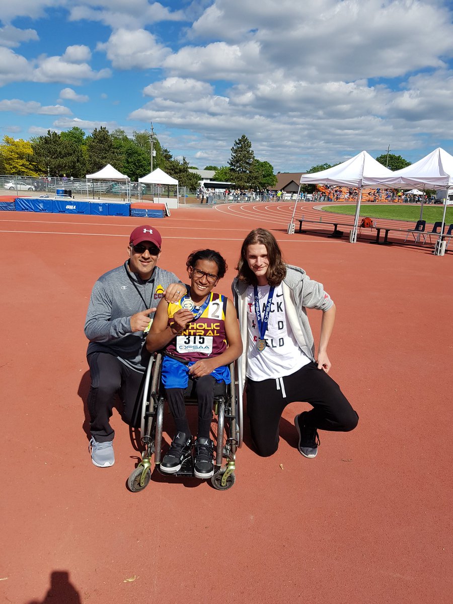 coachjkhoury's tweet photo. What an amazing OFSAA for the CCH track and field team. We came home with TWO OFSAA gold medals. #impressive #cometsshinebright @CCHcomets https://t.co/JZb9ZiUxgS