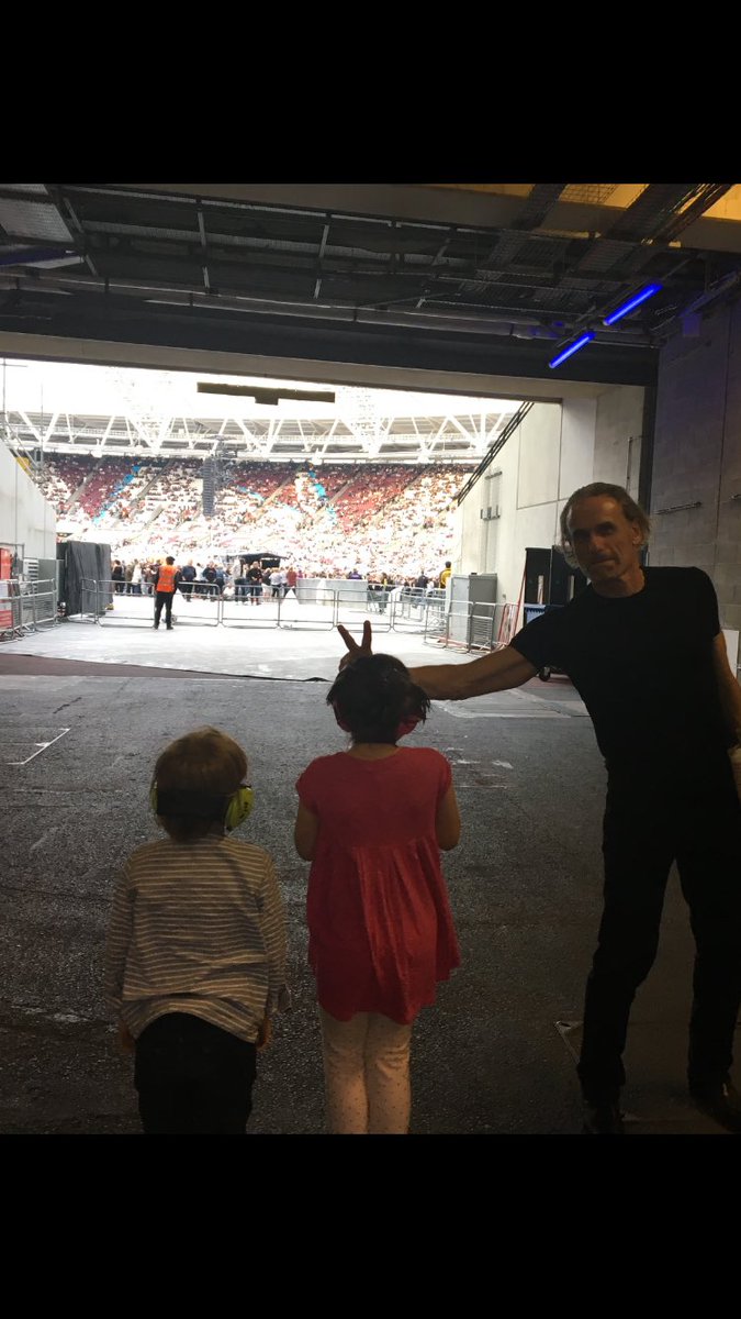 Kids first concert! #DepecheMode #kessler #OlympicStadium