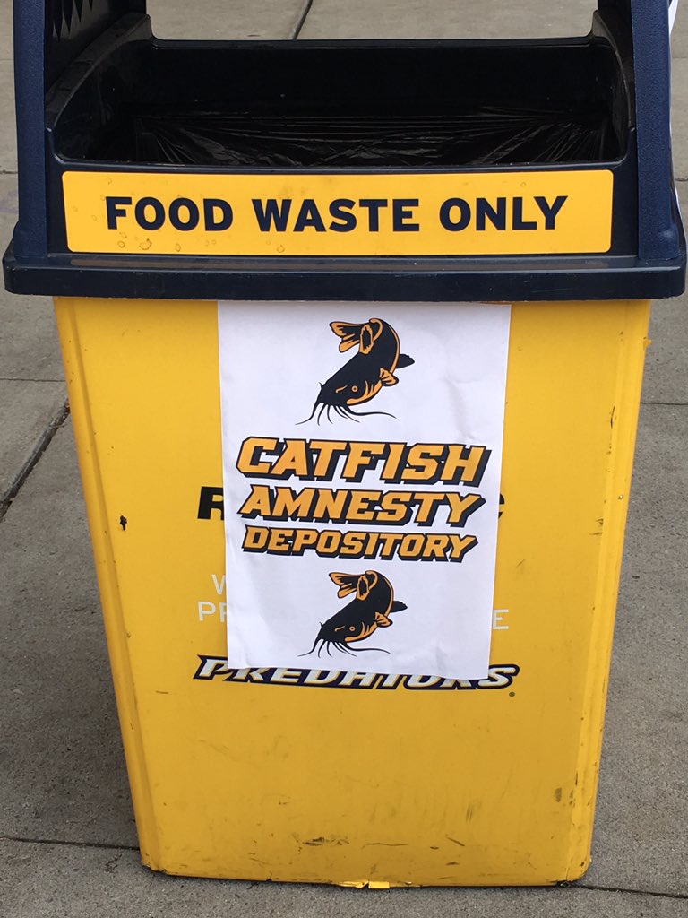 pawpawpatch4's tweet photo. #Bridgestone #preds #StanleyCupFinal #StanleyCup #nashville #smashville #catfish #game3 #predators #nashvillepredators @BrdgstoneArena https://t.co/OvFlXikXaX