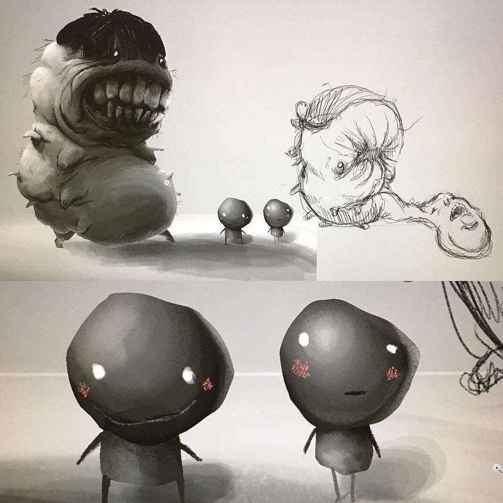 edfilmsworld's tweet photo. Saturday debrief #illustration #character #sketch #creepy #wip #bts #EDFilms #montreal #mtl #samedi https://t.co/mMGCxPoE9c https://t.co/GH2nVuBj2S