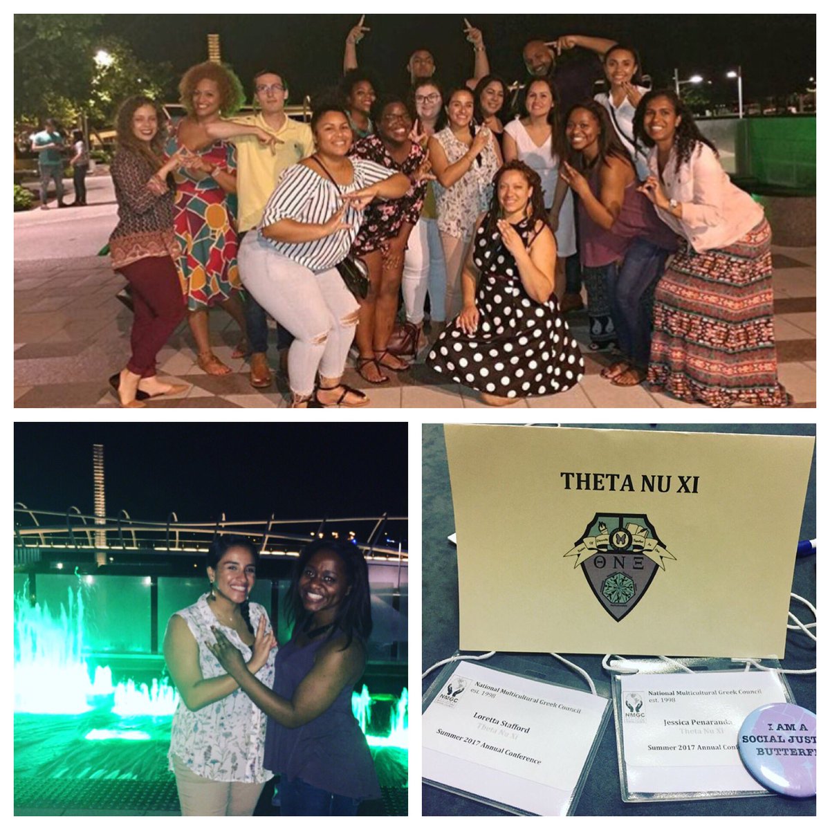 thetanuxi's tweet photo. Our #NMGC Reps @RadicalBfly1 & @lorettastafford in DC for the Annual @NationalMGC Meeting. #multiculturalgreeks #greeklife https://t.co/zkdI4x2zUB