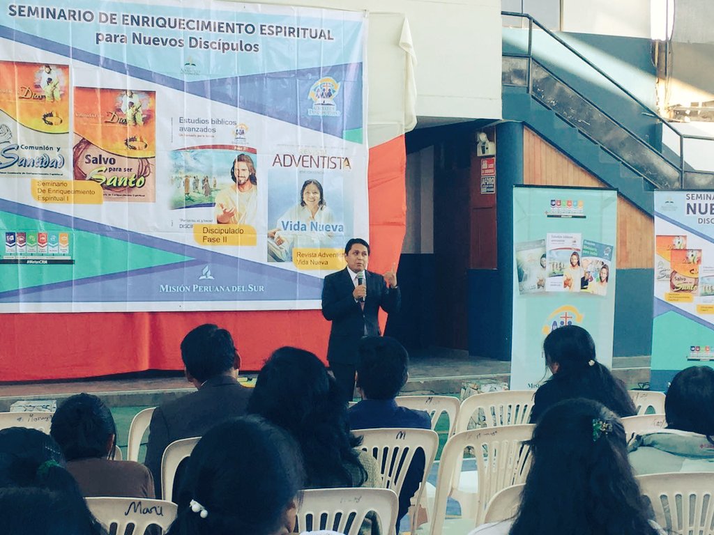 JeremySV1's tweet photo. [Tacna] II SEE para los nuevos discípulos. @elardcabrera   @JOELGUIMAC @AdventistasMPS   @EDINSONVASQUEZ  @PrJoseVelasquez https://t.co/Kep8pBScxq