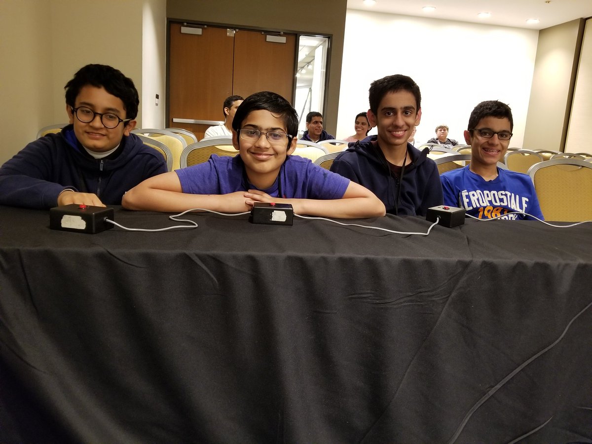 jbraskich103's tweet photo. Starting the top 16 bracket! Feeling confidant! #engage103 #nationalhistorybee https://t.co/JWKAZ8sNOt