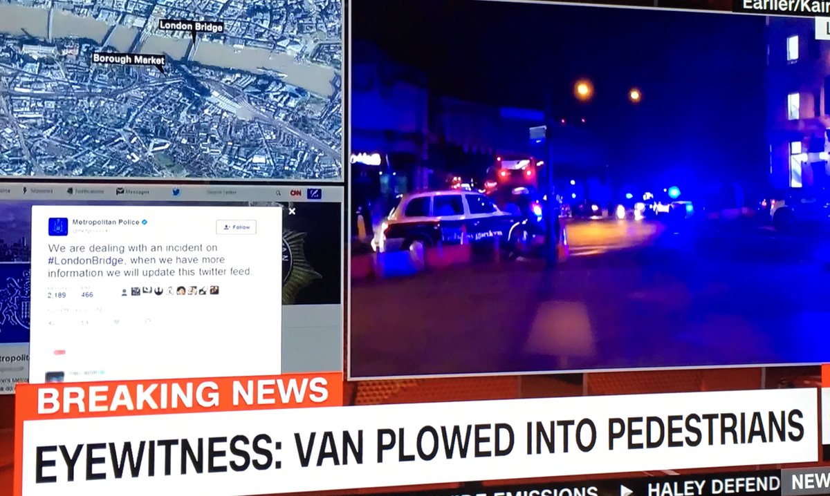 MichaelCohen212's tweet photo. Prayers and sympathy going out to the pedestrians killed and injured moments ago on #LondonBridge. https://t.co/464QQ2pVbR