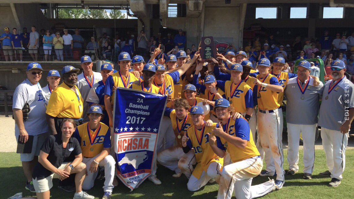 NCHSAA's tweet photo. 2A Baseball State Champions @acespride! #NCHSAABASE https://t.co/fvepCG9vTY