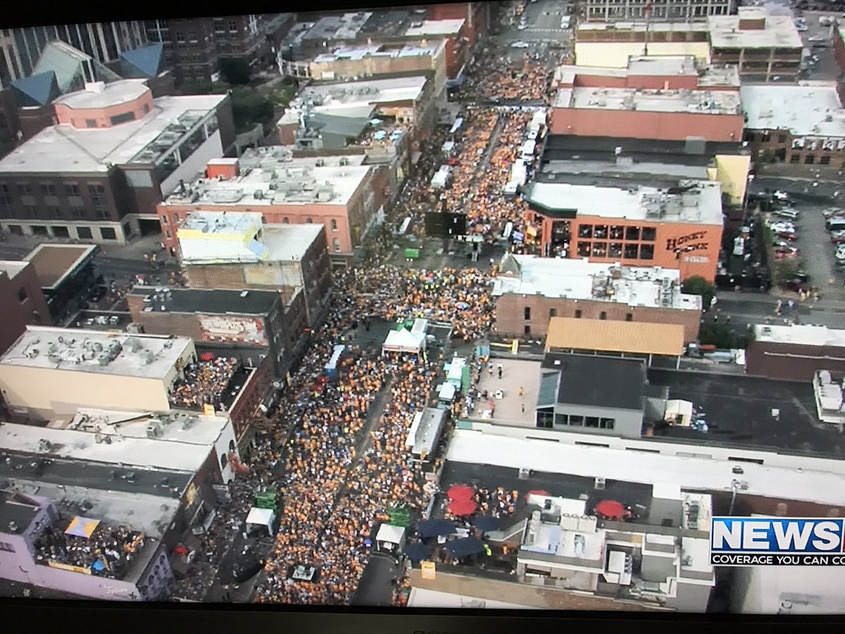This is my town! #Smashville! #StanleyCup FINAL!! #LetsGoPreds!