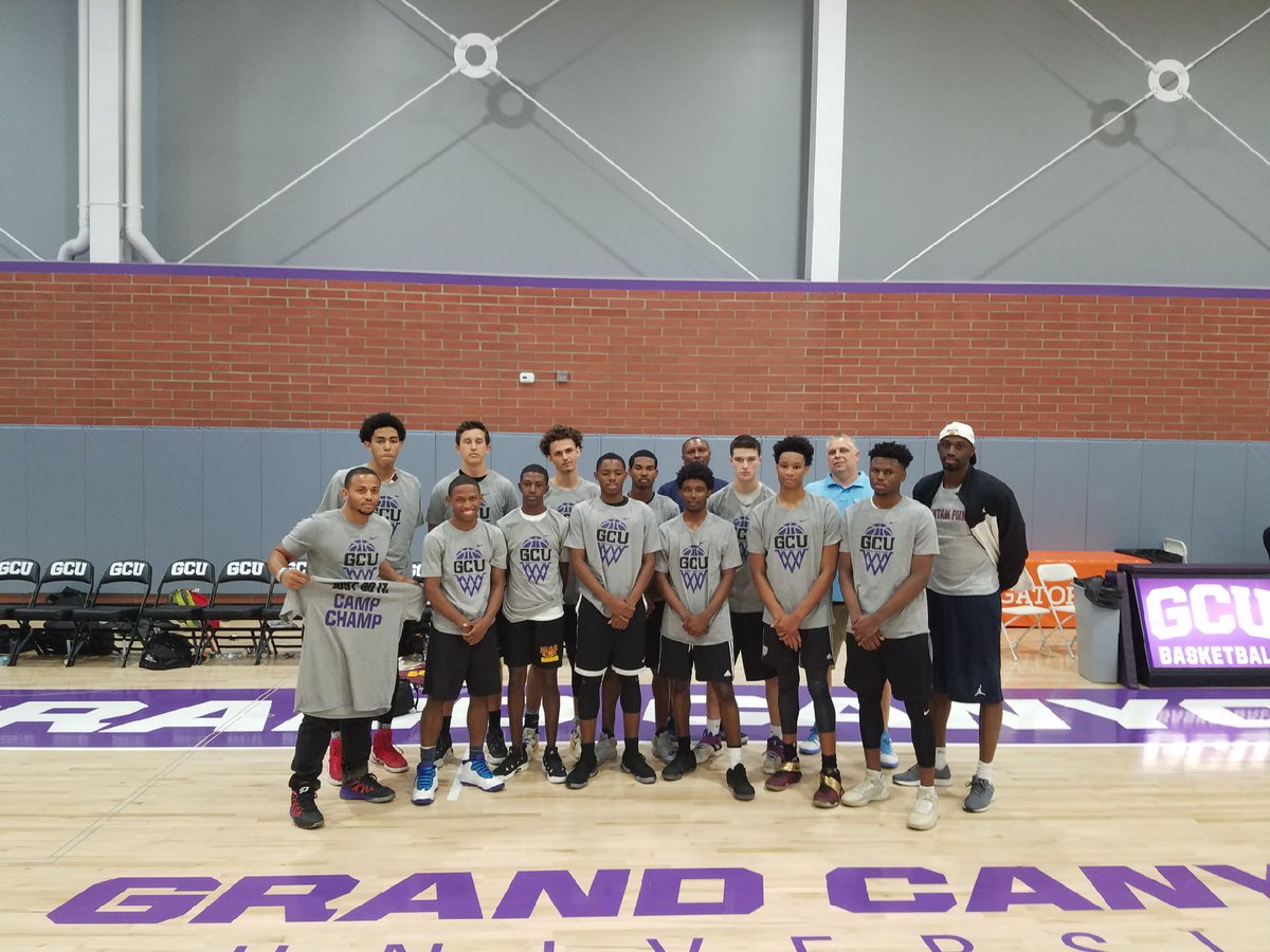 CoachEason's tweet photo. Grand Canyon University Team Camp Champions, Mountain Pointe Pride. @MPHSHoops https://t.co/ua4eKJULqX