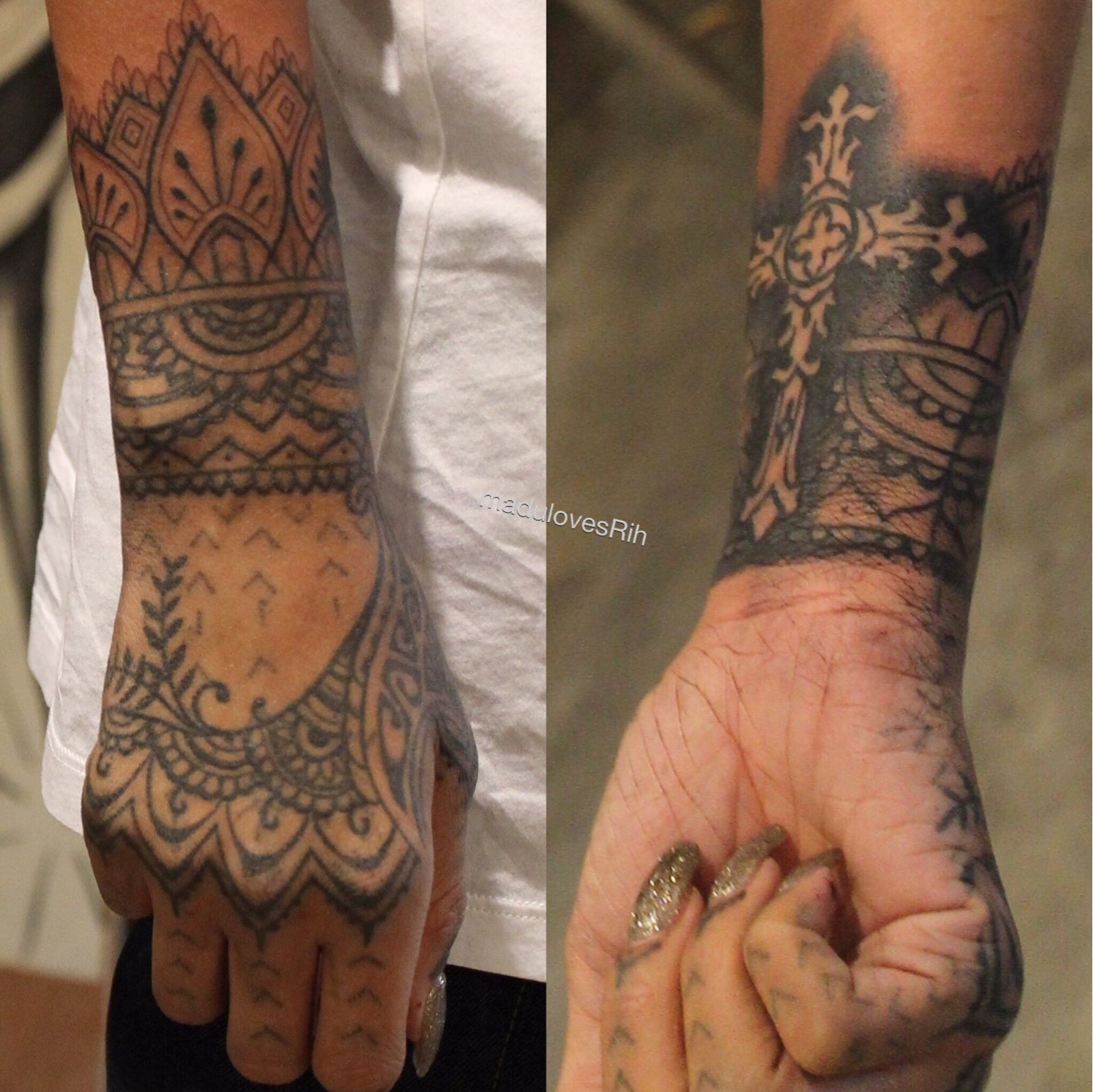 rihanna inspired hand tattoosTikTok Search