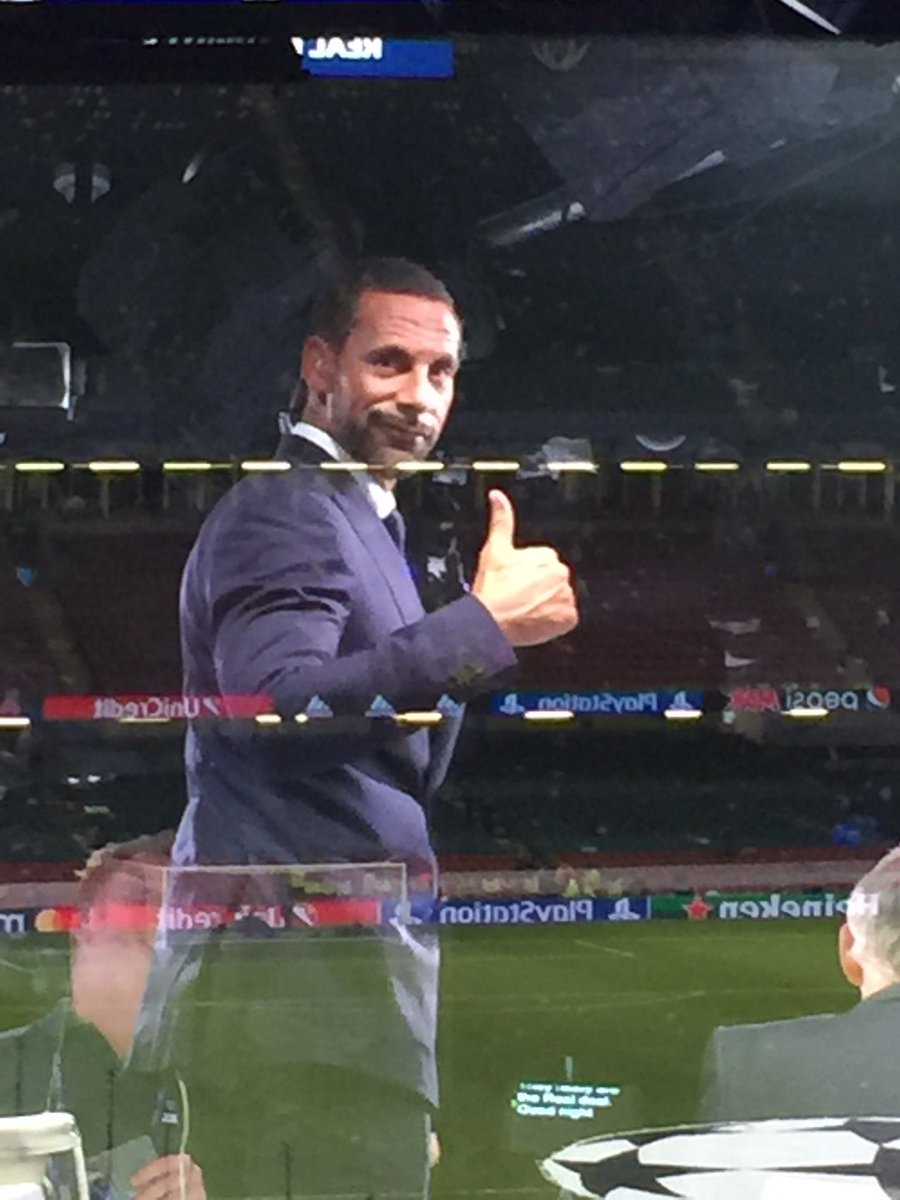 been to champions league final today then see this man <a href="/rioferdy5/">Rio Ferdinand</a> ❤