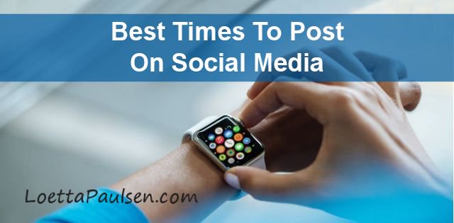 LoettaPaulsen's tweet photo. Best times to post on Social Media to get Leads and Sales for your #HomeBusiness ==> https://t.co/kGkEijLCXL https://t.co/LQlQkS2goi