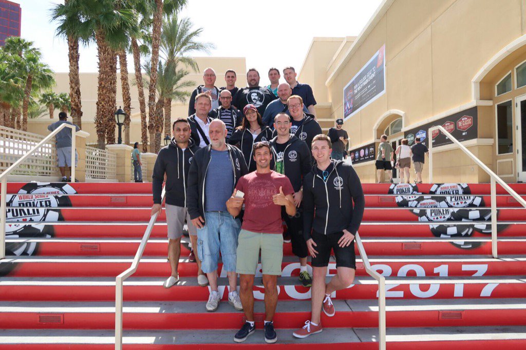 Team <a href="/GrosvenorPoker/">Grosvenor Poker</a> <a href="/WSOP/">WSOP - World Series of Poker</a> all just about to start playing the #Colossus