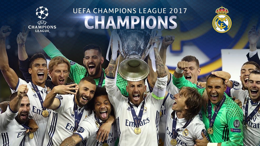 jinerh's tweet photo. UEFA CHAMPIONS LEAGUE 2017
CHAMPIONS 🏆🏆🏆🏆🏆🏆🏆🏆🏆🏆🏆🏆 https://t.co/e7lKqQuuGR