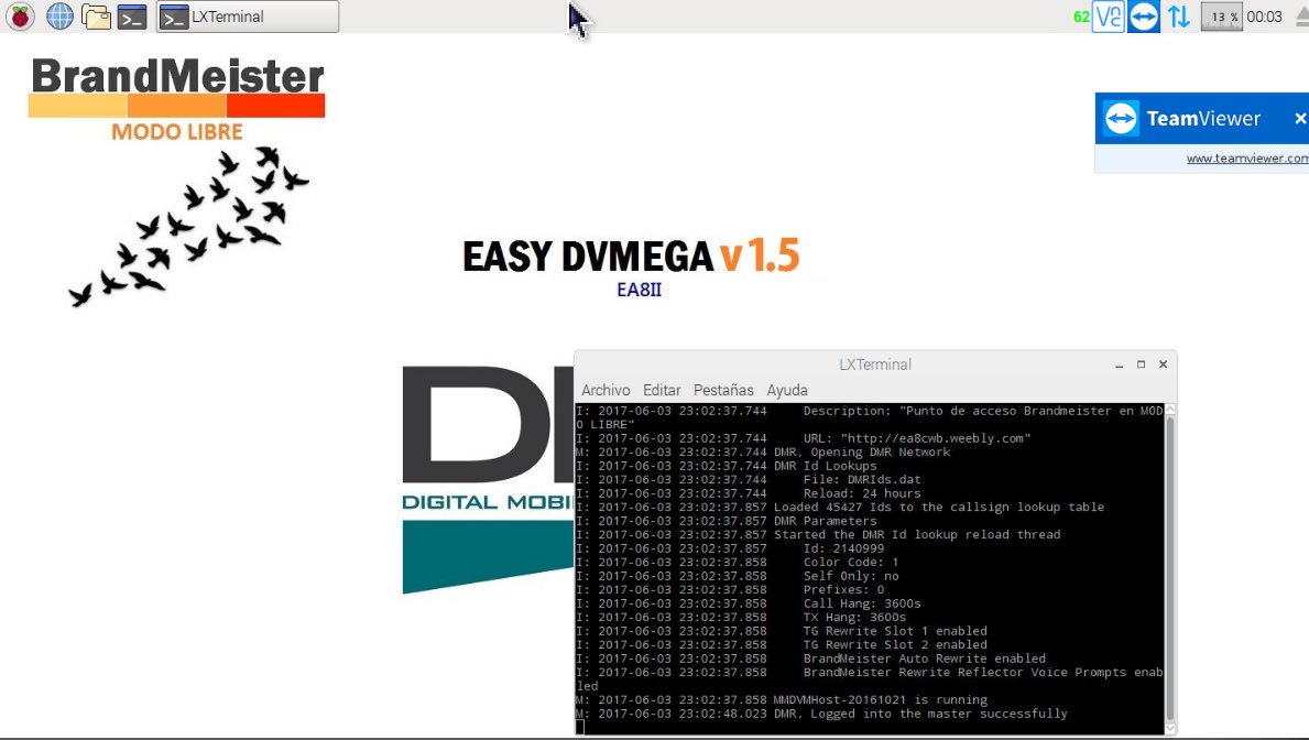 EA8II's tweet photo. #DMR #Brandmeister #easydvmega v1.5 is coming. Trimode: libre conventional and dmr+ #dvmega & #dv4mini support. Soon! https://t.co/jsl2A72iFY