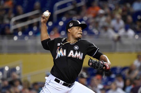 BasebaIlKing's tweet photo. Edinson Volquez dedicated his no hitter to 2 people ⚾️❤ https://t.co/YOjUrxBzmr