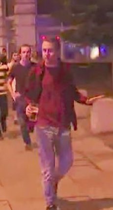 charlcox6's tweet photo. Brits at their finest. You can threaten our lives. You can terrorise our streets. We will take shelter, but we will never drop our pint. https://t.co/qaNGxr5THk
