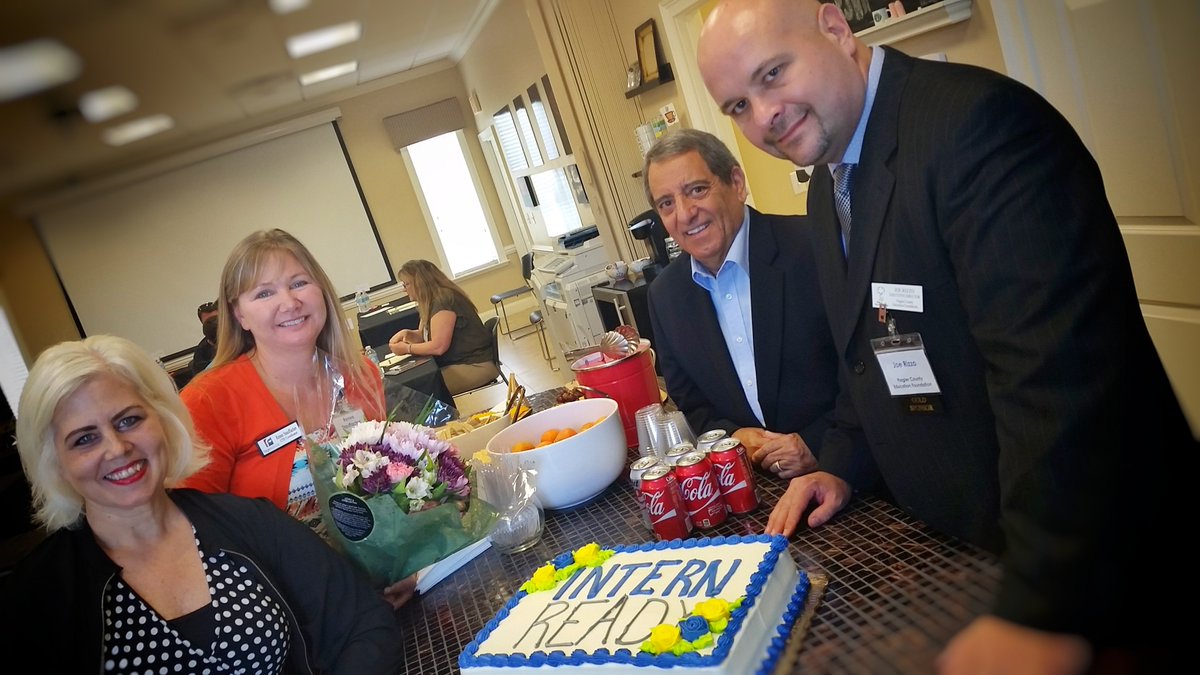Fantastic finale to the <a href="/InternReady/">Intern Ready</a> pilot program in #FlaglerCounty! 10 students graduated with 8 businesses in the program to receive them