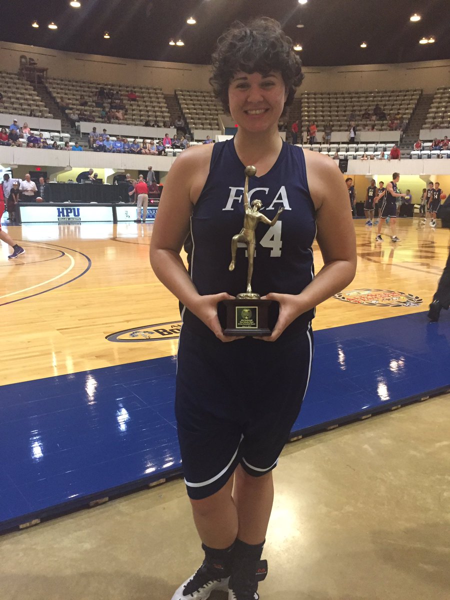 Happi_Heidi's tweet photo. FCA all-star game.  North won and Monica got MVP!  Way to finish!  So proud! https://t.co/ZgAv930580