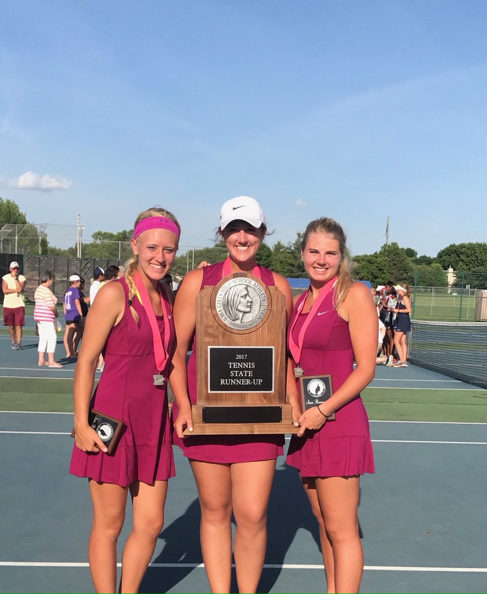 MaroonCrew's tweet photo. 2nd in the STATE! Congrats to the Girls Tennis Team &amp; coaches for an outstanding season &amp; runner-up finish at STATE! https://t.co/pBXQwuADq0