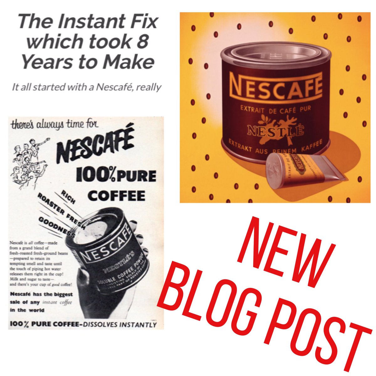 GiGlee_Magazine's tweet photo. #history of #Instant #coffee ever #coffeeswami #CoffeeAddict & #coffeelovers should know
#ThisDayinHistory
Read ☕️
https://t.co/C4DDcargRQ https://t.co/dBVLuew45V