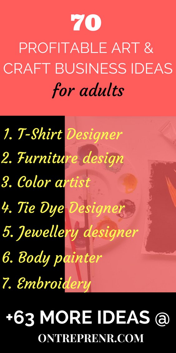 Move over kids. Here is the biggest list of art and craft ideas for adults, for #fun and #profits ontreprenr.com/art-and-craft-…