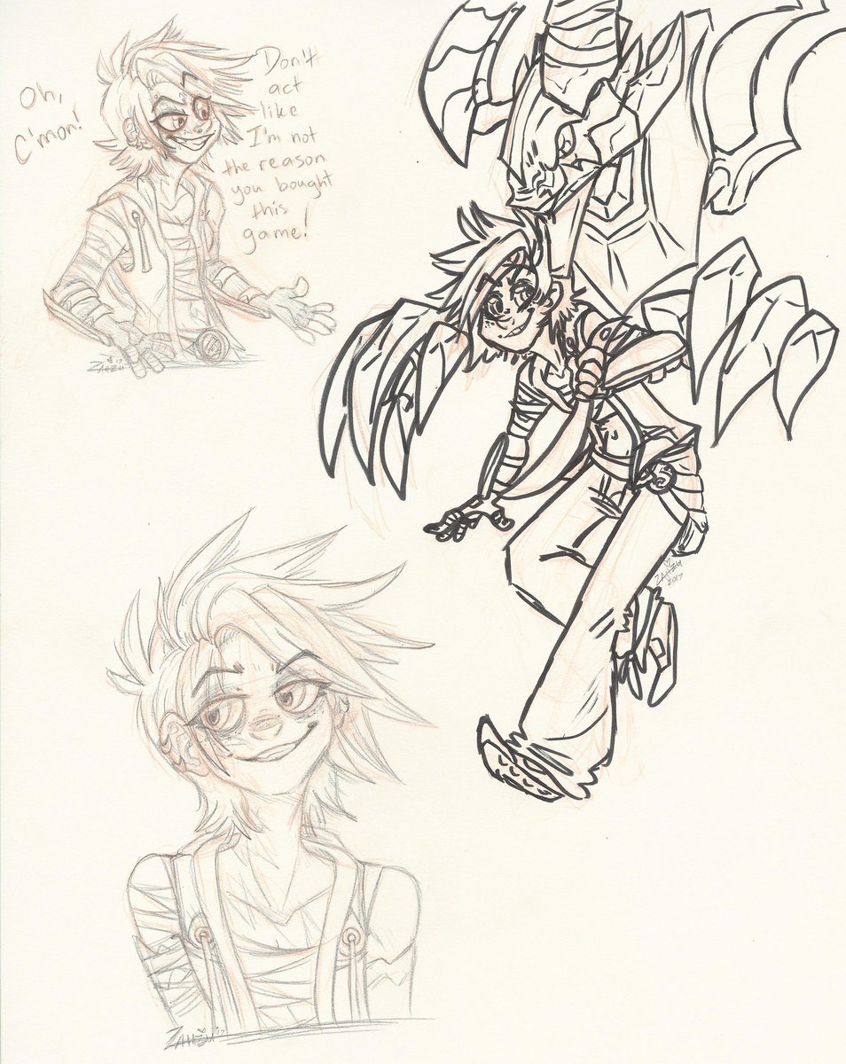 Zahbsessed's tweet photo. Day 1 of Battleborn Countdown II!!
My favorite BB: Shayne!! (And Aurox, but I SUCK AT DRAWING HIM 8'D)
#BBCII #Battleborn #Shaurox #ZahsArt https://t.co/njoZOuTWbR