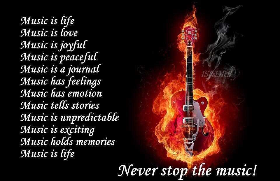 MUSIC IS...............