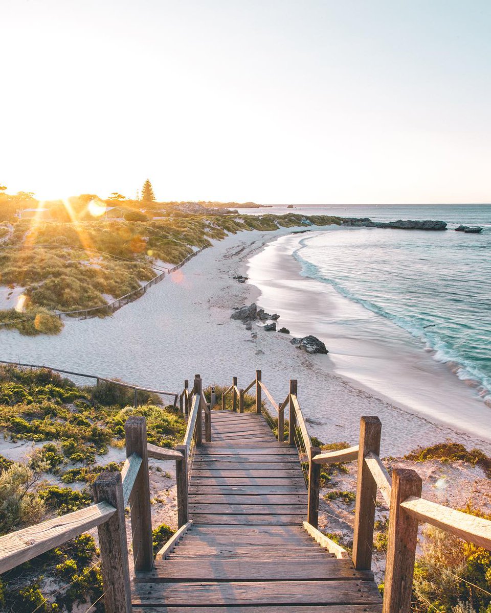 We pinky promise that Pinky Beach on @rottnestisland really is this beautiful - even in the cooler months! Pic: julian_cheong/IG