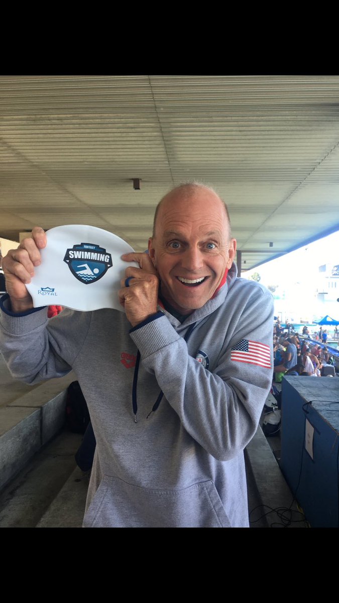 SwimmingRoyal's tweet photo. Looking good @RowdyGaines with that cap! https://t.co/5rGwrvUSn6