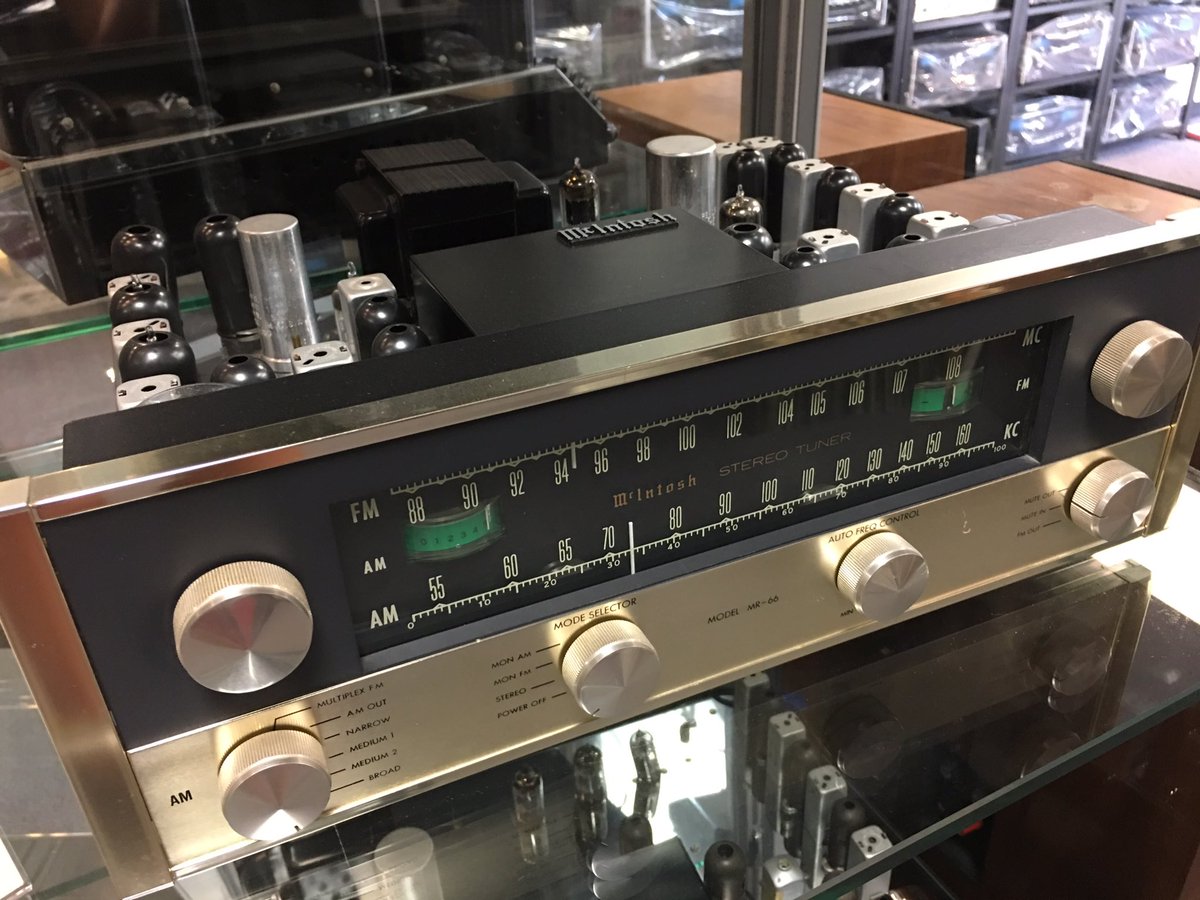_audioclassics's tweet photo. " I received my mr66 tuner today, I love it...I am totally satisfied! -A.E., KS.
@mcintoshlabs 

#hifi #McIntosh #audio #audiophile #sound https://t.co/gEaDgHE9PT