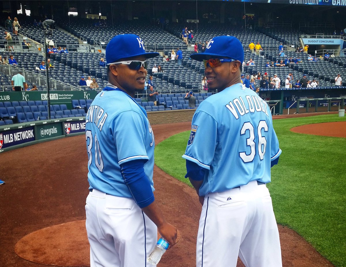 Royals's tweet photo. Congratulations to former #Royals pitcher Edinson Volquez on his no-hitter today. Thank you for your #Ace30 dedication. https://t.co/ex8UncmejX