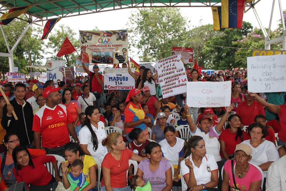 GobLizeta's tweet photo. #AvanzaConstituyente en #DeltaAmacuro con el firme compromiso de defender la paz,soberanía,democracia, amor y diálogo junto a @NicolasMaduro https://t.co/x4ufGSkosj