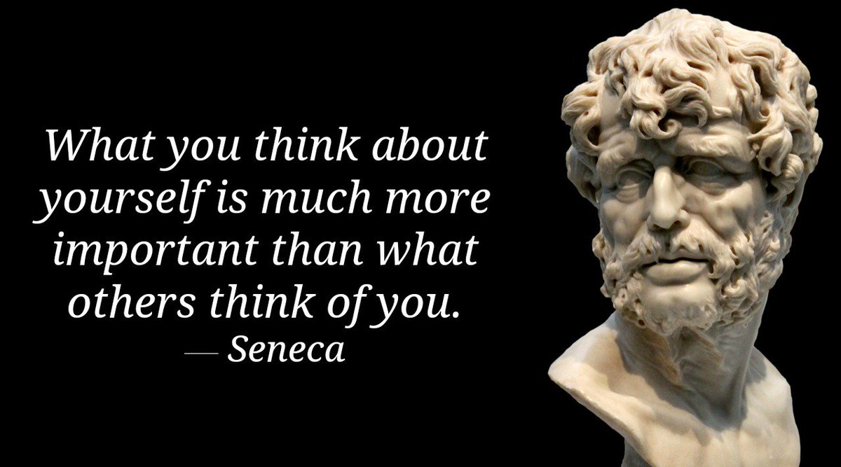 chuckcanady's tweet photo. What you think about yourself is much more important than what others think of you. - Seneca #quote https://t.co/eKTcuScXHf