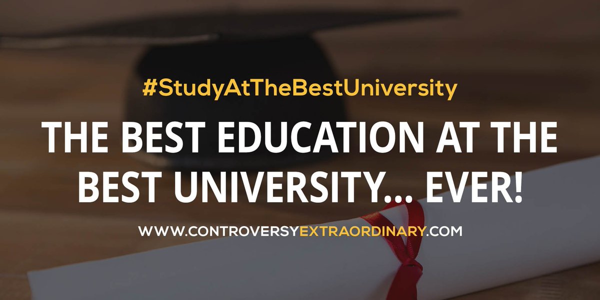 riego_escalada's tweet photo. Must Read this Blog
"The Best Education at the Best University…Ever!"
New article's up at https://t.co/pFRxe8dgtI 
#StudyAtTheBestUniversity https://t.co/PXgNGkMLVY